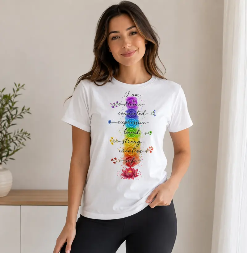 7 Chakras com Afirmações Positivas - Yoga e Espiritualidade