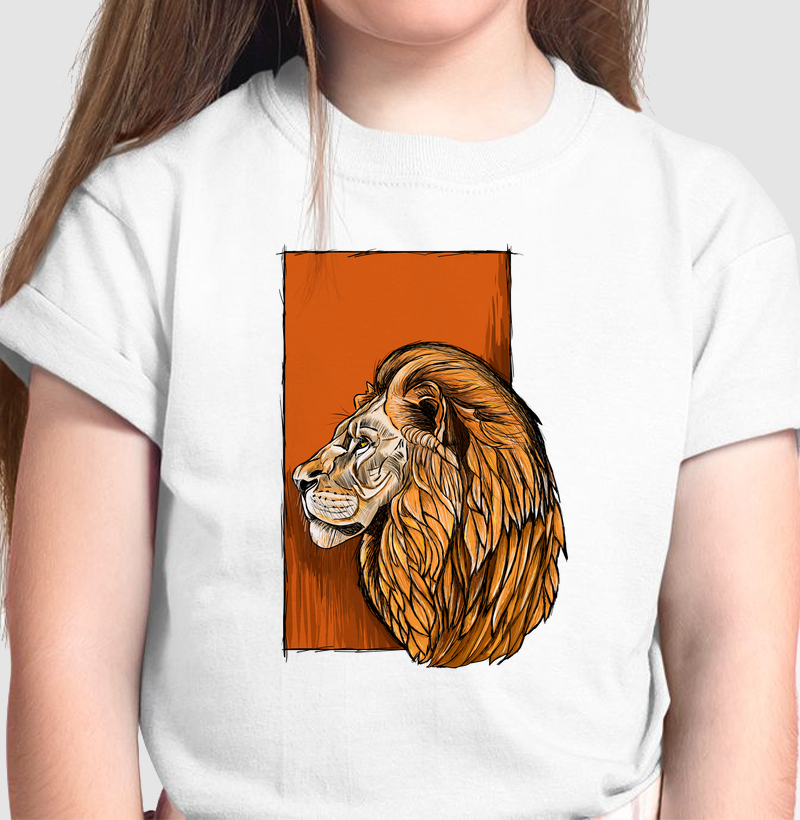 Camiseta Infantil O Leão
