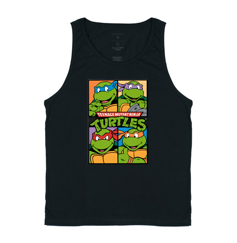Camiseta Tartarugas Ninja