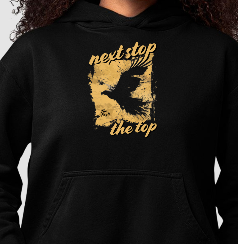 Moleton Hoddie Next Stop The Top