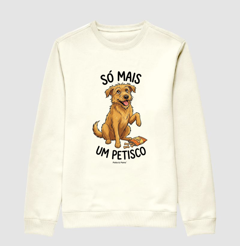 SUÉTER MOLETOM VIRA-LATA FIAPO DE MANGA PETISCO - Suéter Moletom