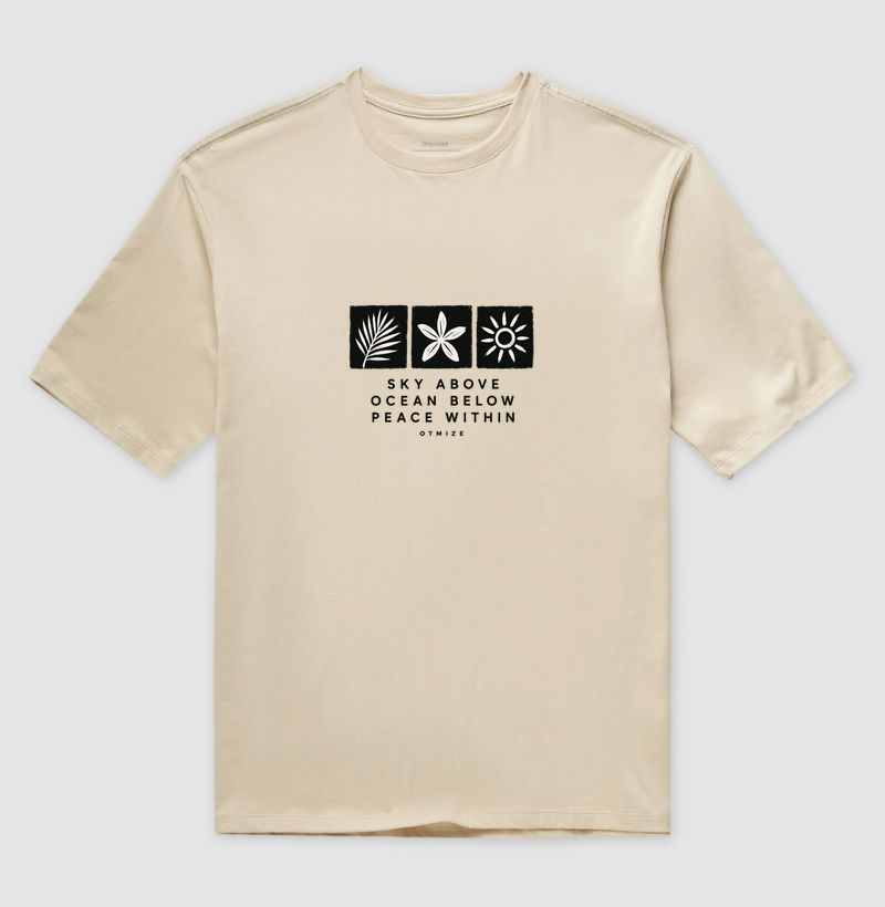 Otz Oversized Tee Triad of Peace