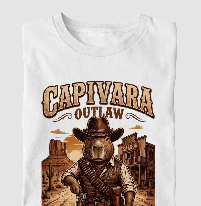 Camiseta Capivara Outlaw – Dustler South Co.