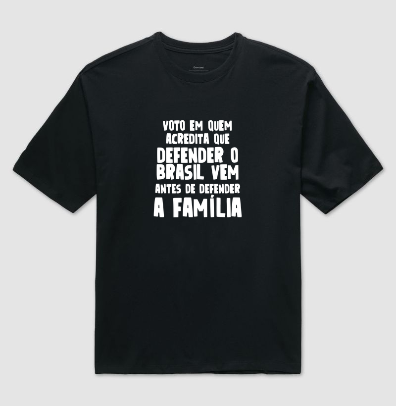 Família - Camiseta Oversized