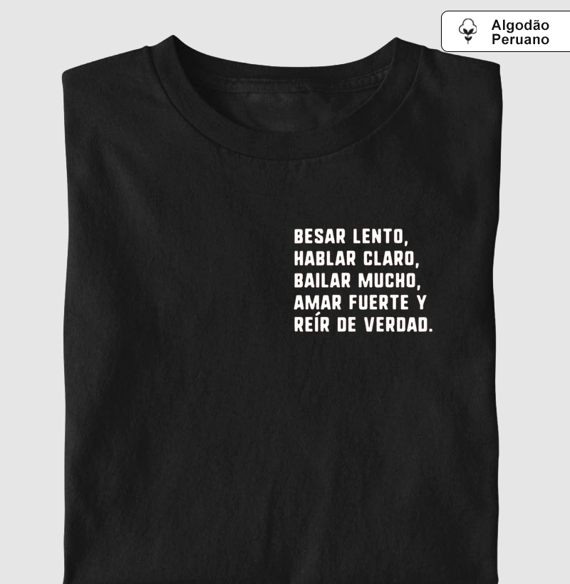 bejar lento, habla claro - peito