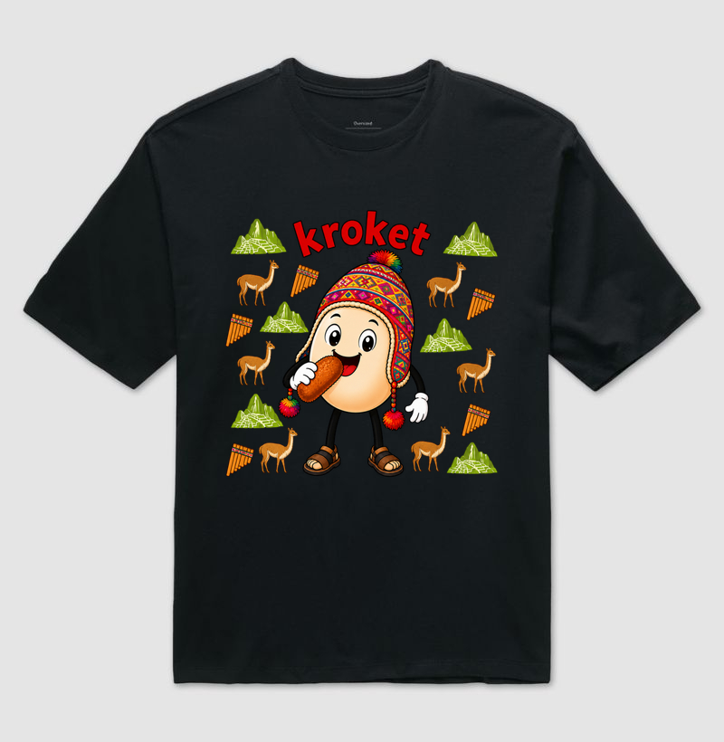 Egg Kroket - Peru - Camiseta Oversized