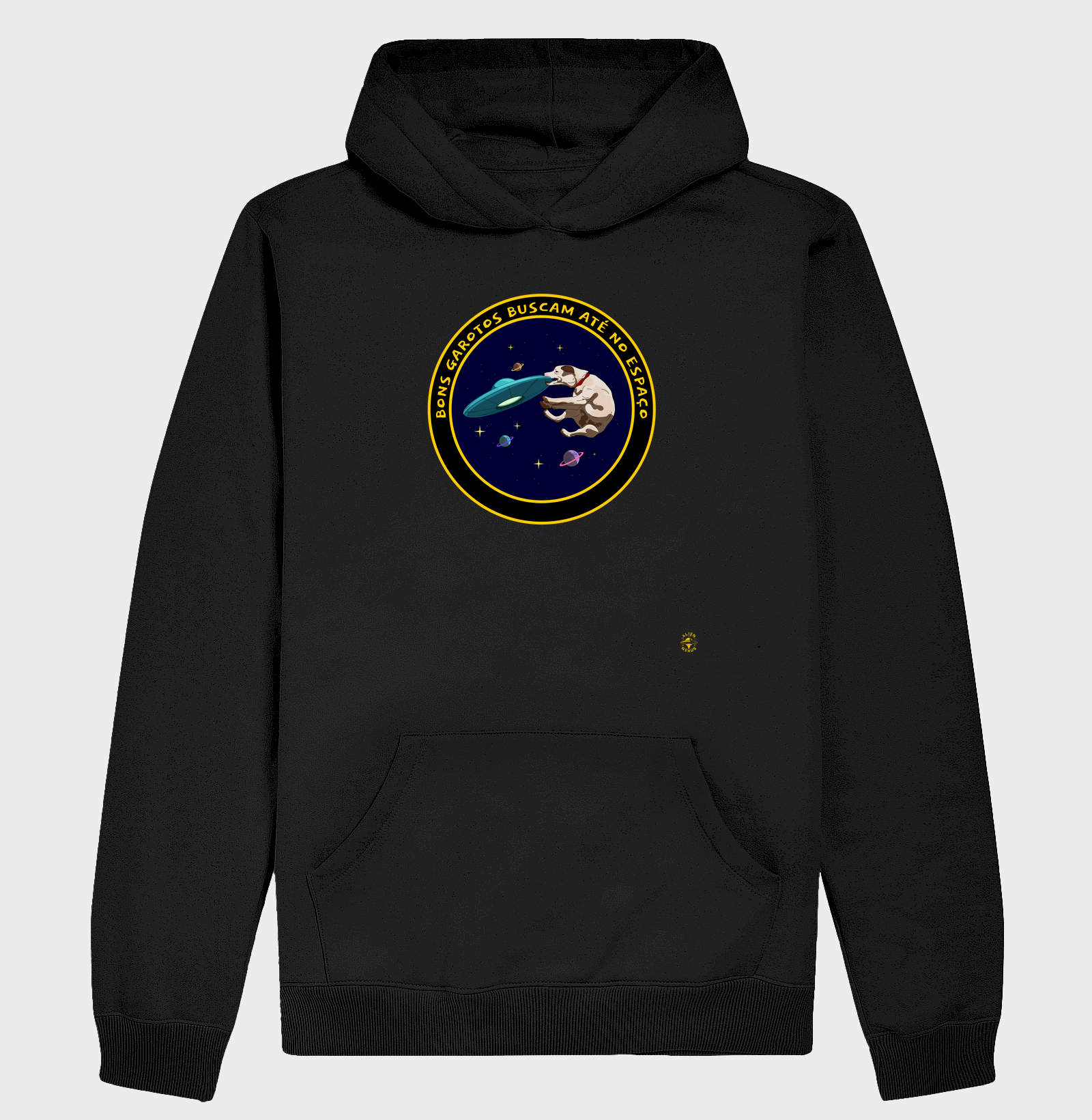 Hoodie Moletom "Cão na Órbita"