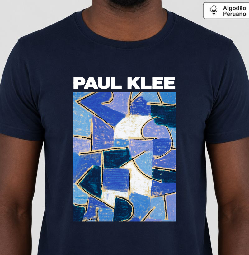 Camiseta Expressionismo Paul Klee Algodão Peruano