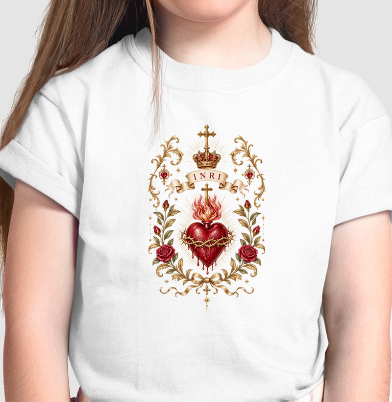 Camiseta infantil Cor Iesu