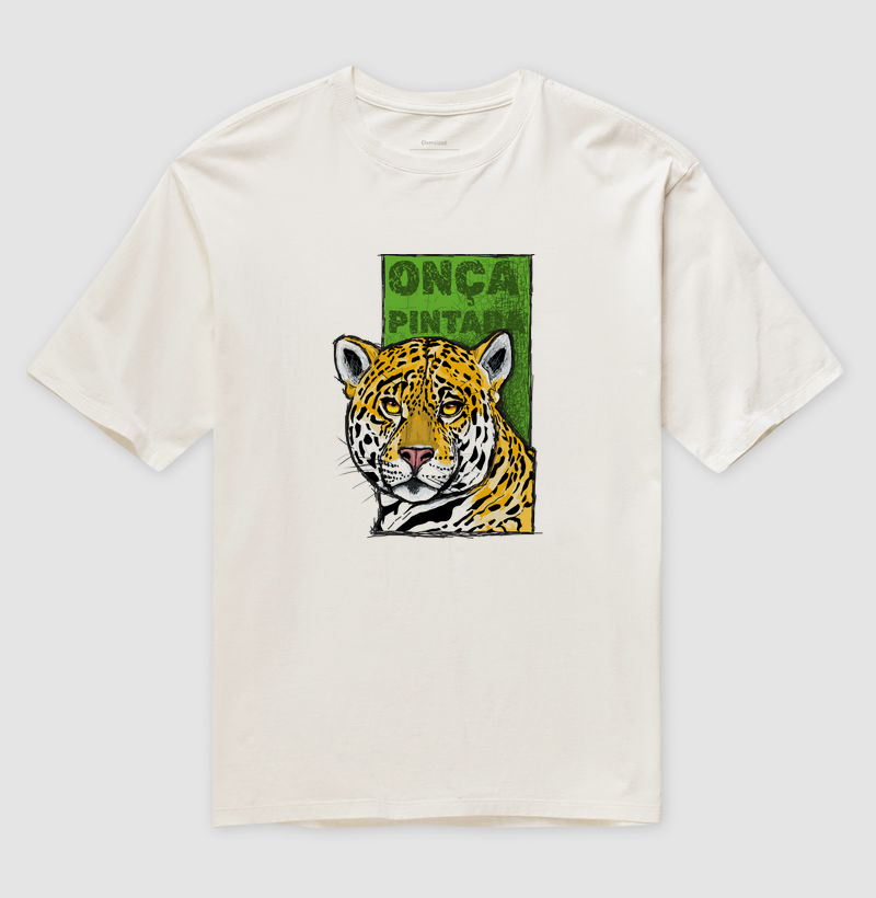Camiseta Oversized  A Onça Pintada
