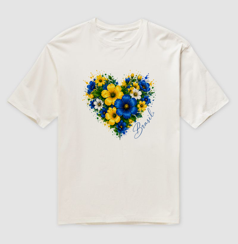 Camiseta Coração Vibrante