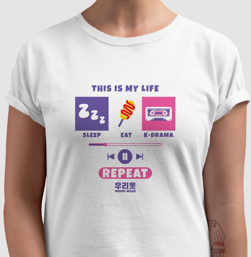 CAMISETA THIS IS MY LIFE KDRAMA