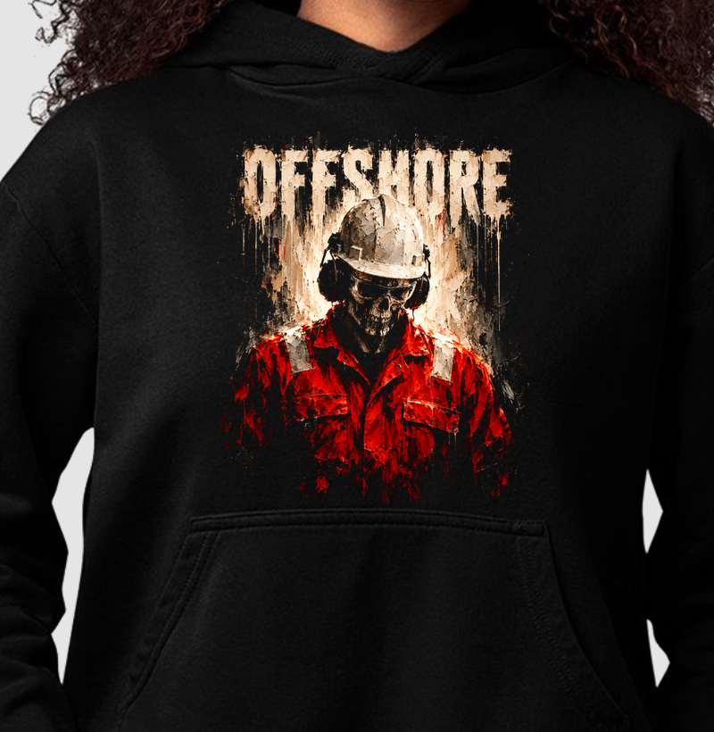 Caveira Resistência Operacional - Hoodie Moletom