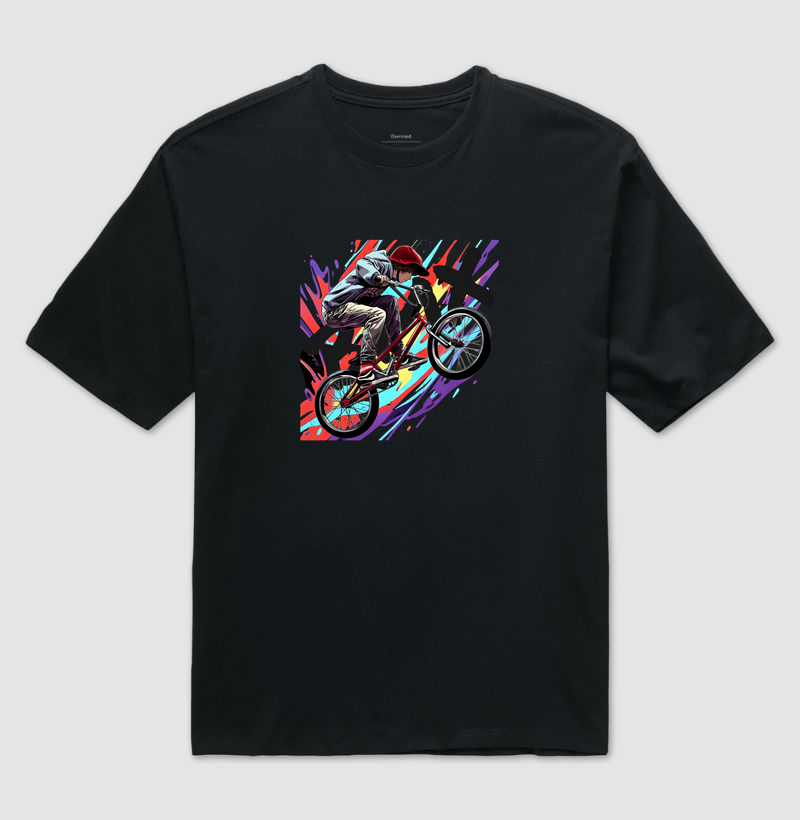 Camiseta Bicicrosss - Camiseta Oversized