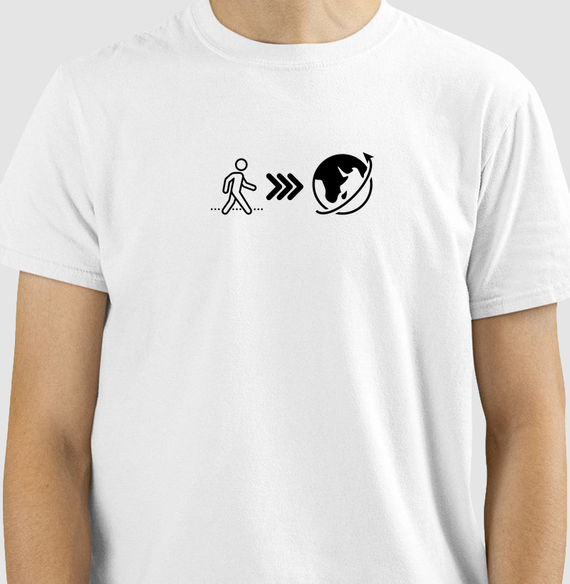 Ide por todo mundo versão preta