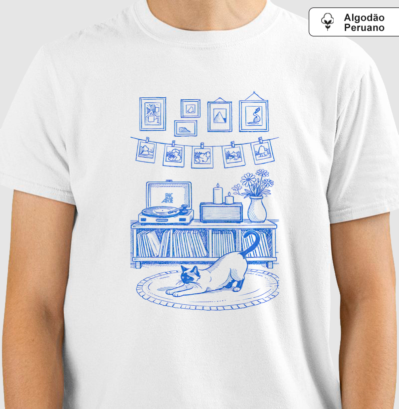 Camiseta Gato Analógico