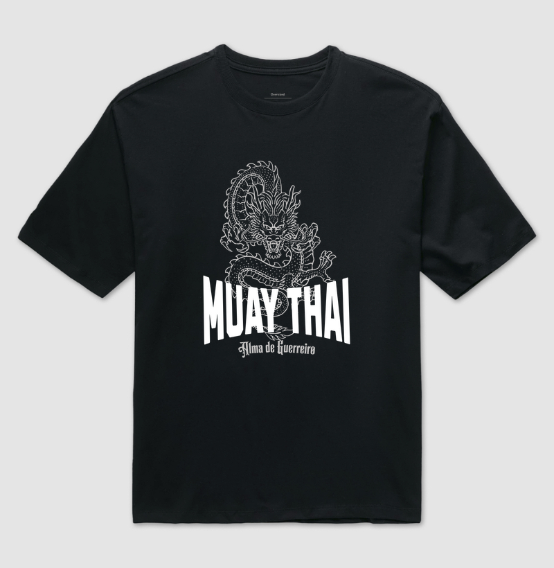 Camiseta ADG Artes Marciais - Muay Thai Dragon