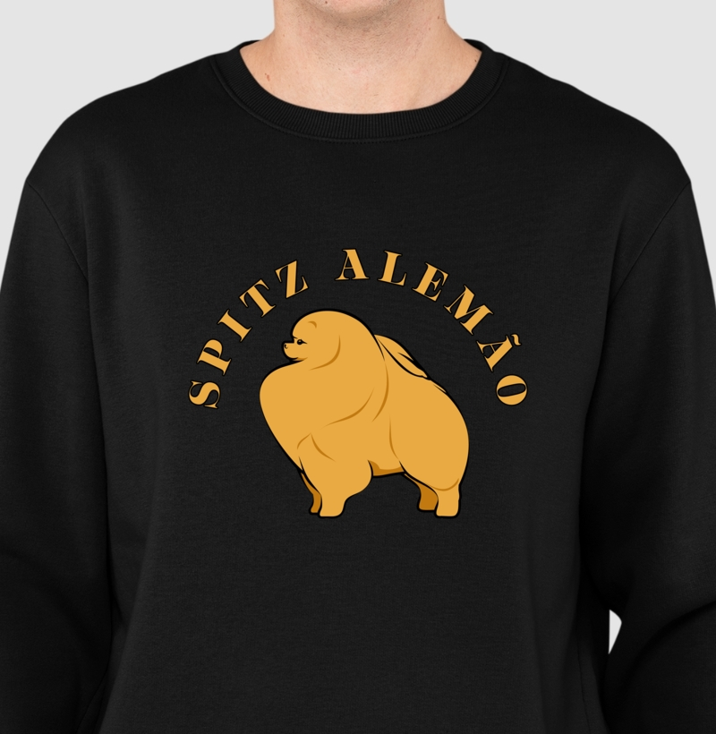 Suéter Moletom Spitz Alemão