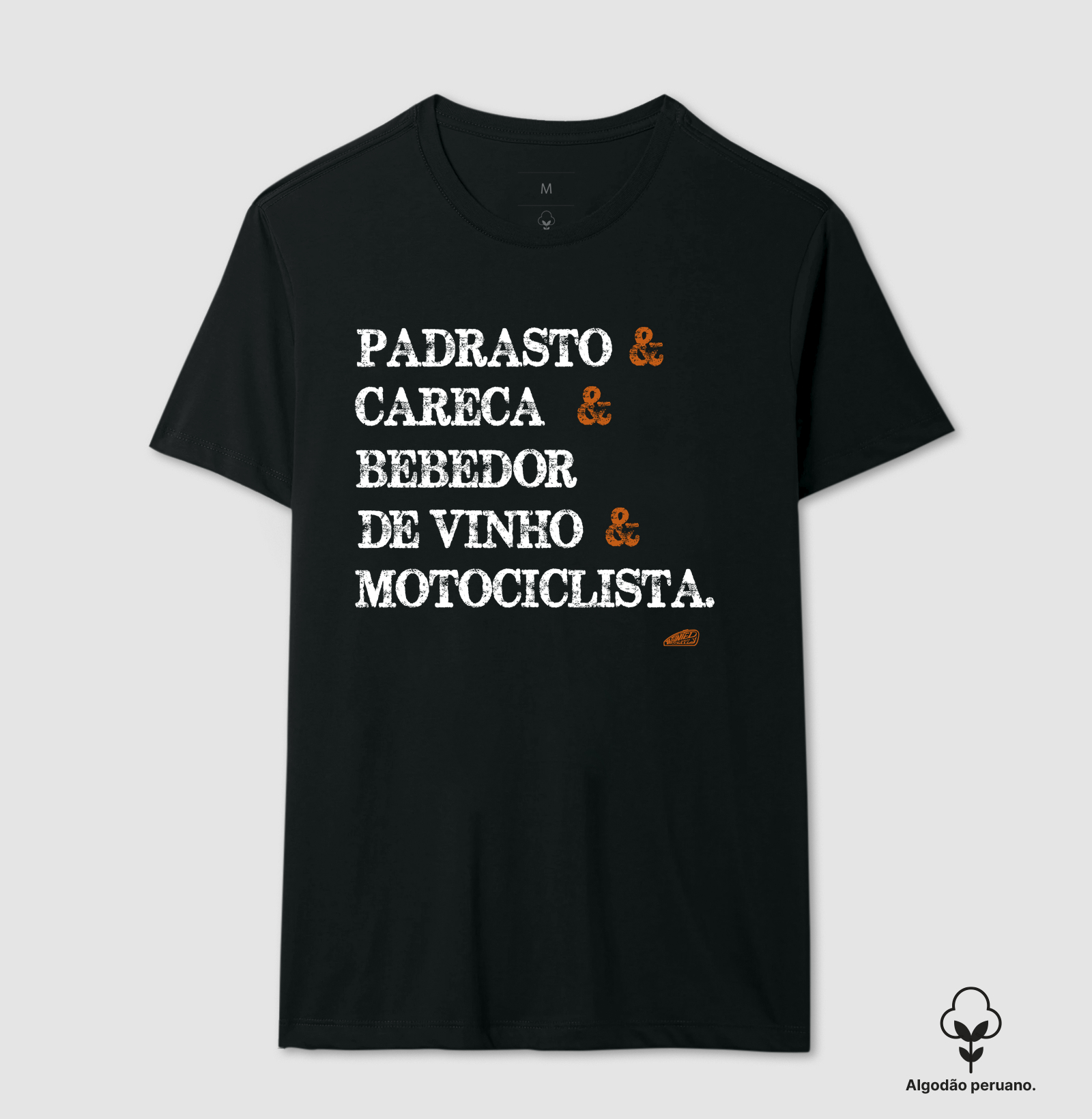 Padrasto Careca Bebedor de Vinho e Motociclista 