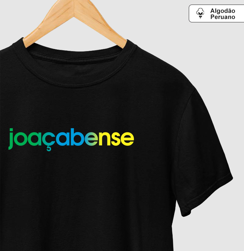 Camiseta Algodão Peruano Joaçabense Cores da Bandeira