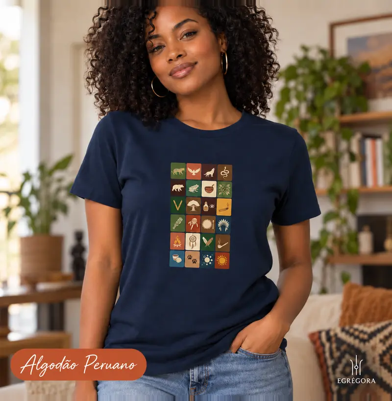 Saberes da Terra - Camiseta Algodão Peruano