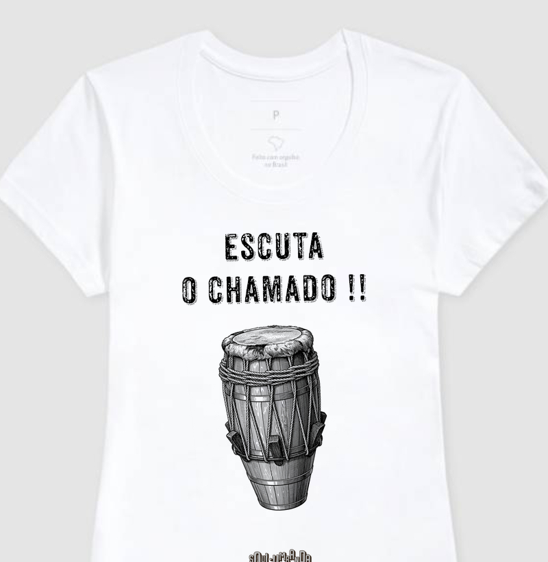 camiseta CHAMADO feminina