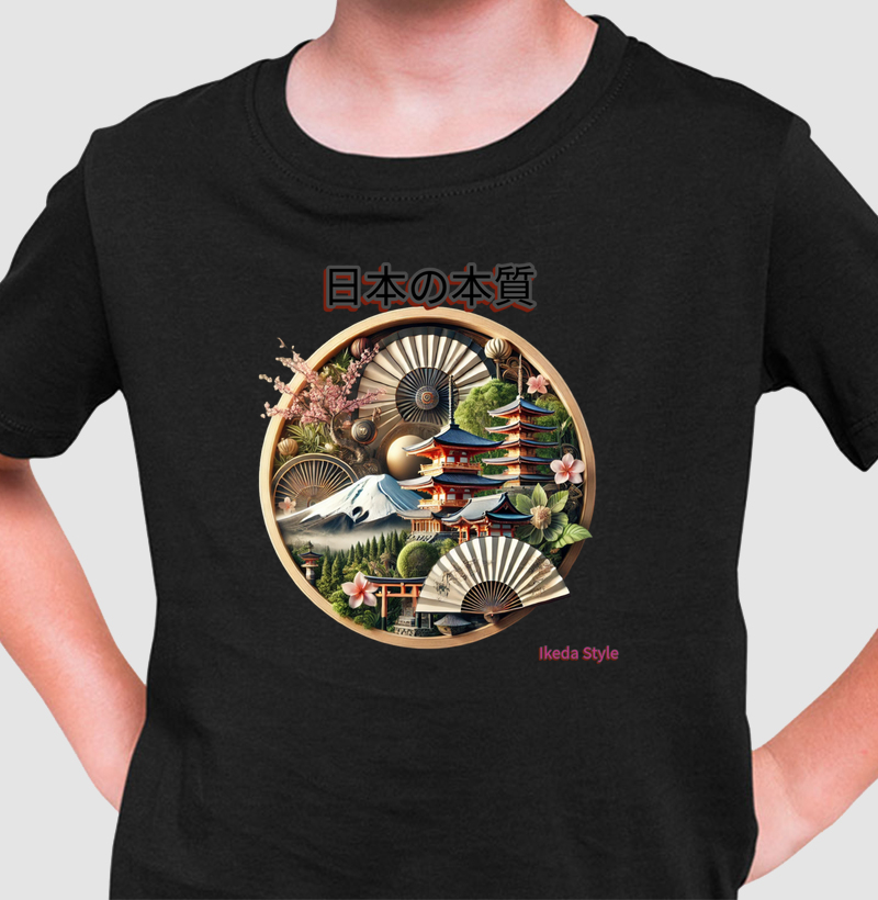 "Essência do Japão – Harmonia em Cada Detalhe"日本の本質 – 細部に宿る調和 (Nihon no honshitsu – Saibu ni yadoru chōwa)