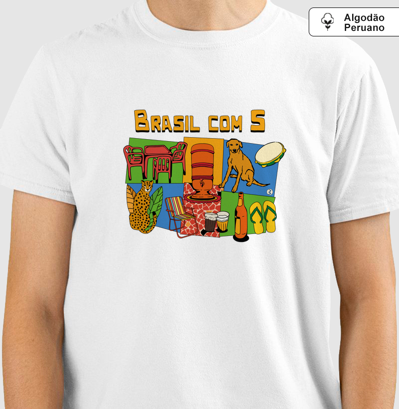 Camiseta Premium Brasil com S