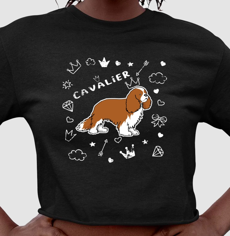 Cropped Cavalier King Charles Spaniel Modelo 01