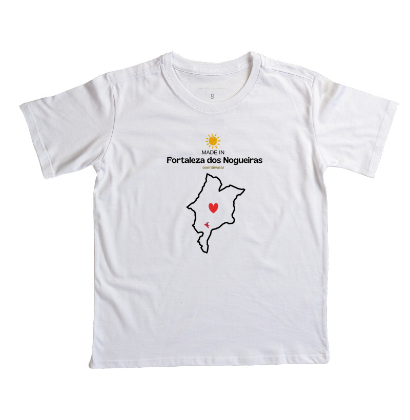 Camiseta Made in Fortaleza dos Nogueiras - MA | OxenteWear
