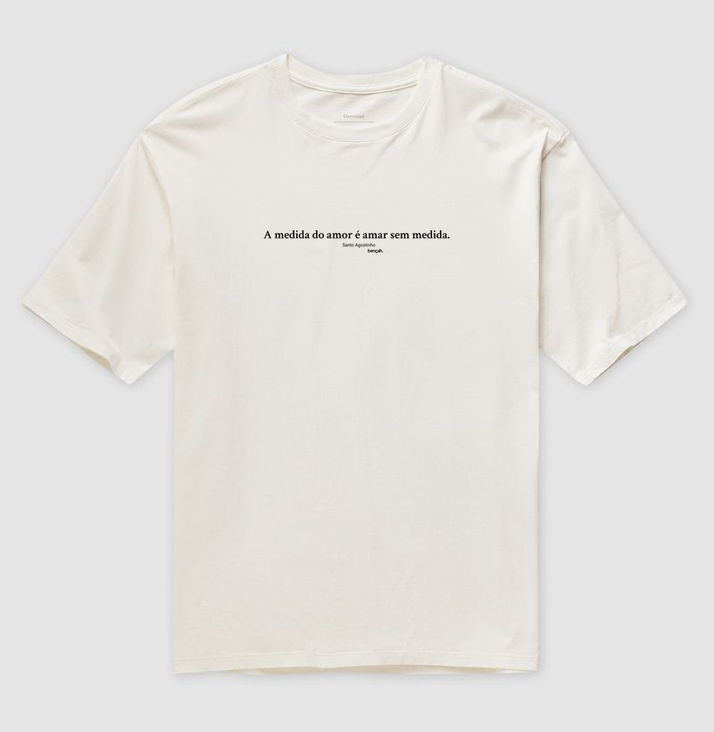 Camiseta Oversized Medida