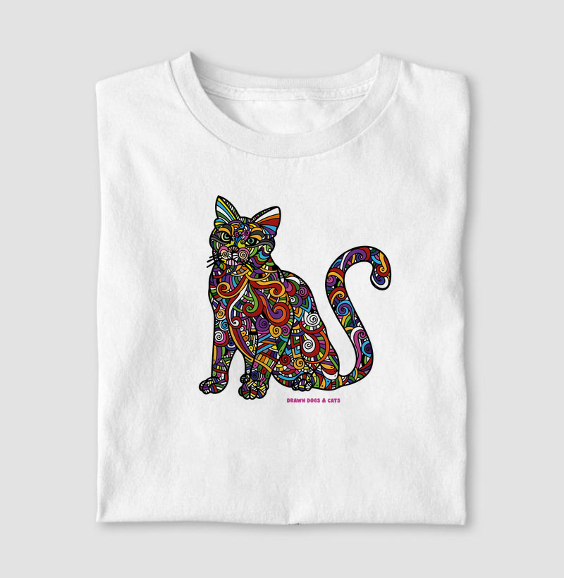Gato colorido