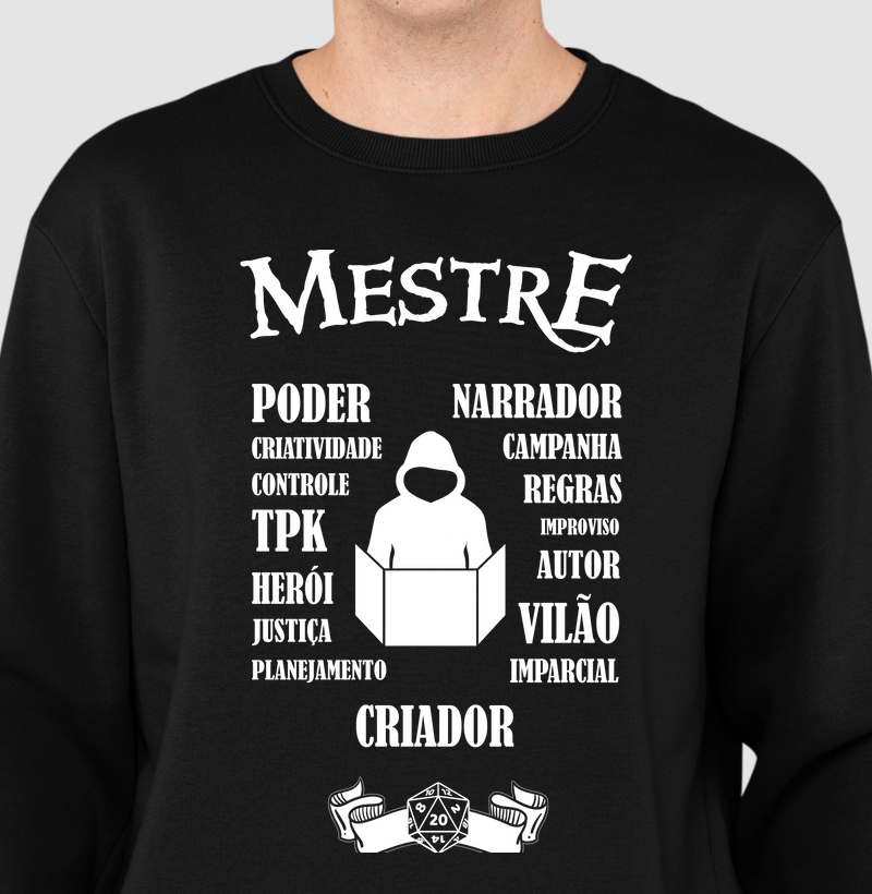 MESTRE MOLETOM SUETER