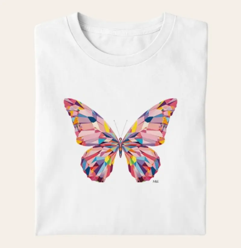 Camiseta Algodão Premium - Metamorfose Cromática 