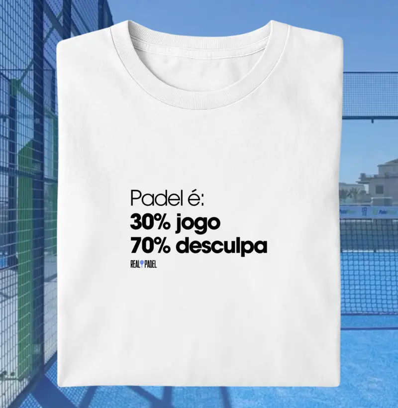 Padel é 30% jogo, 70% desculpa