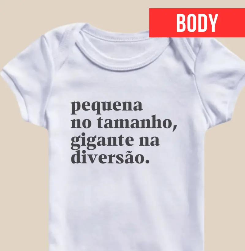 Pequena no tamanho gigante na diversão