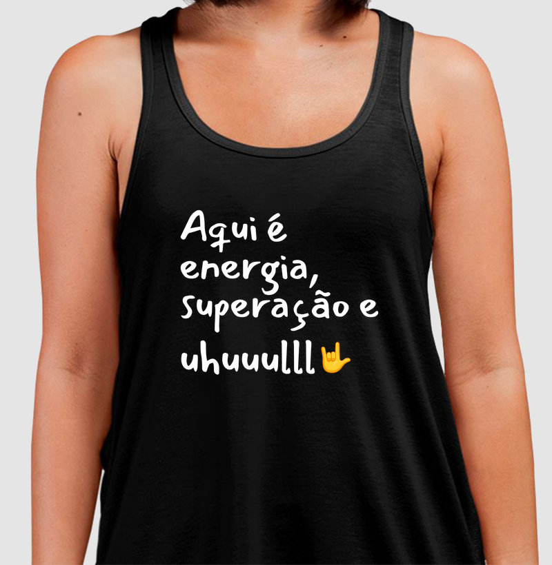 Aqui é energia e superação