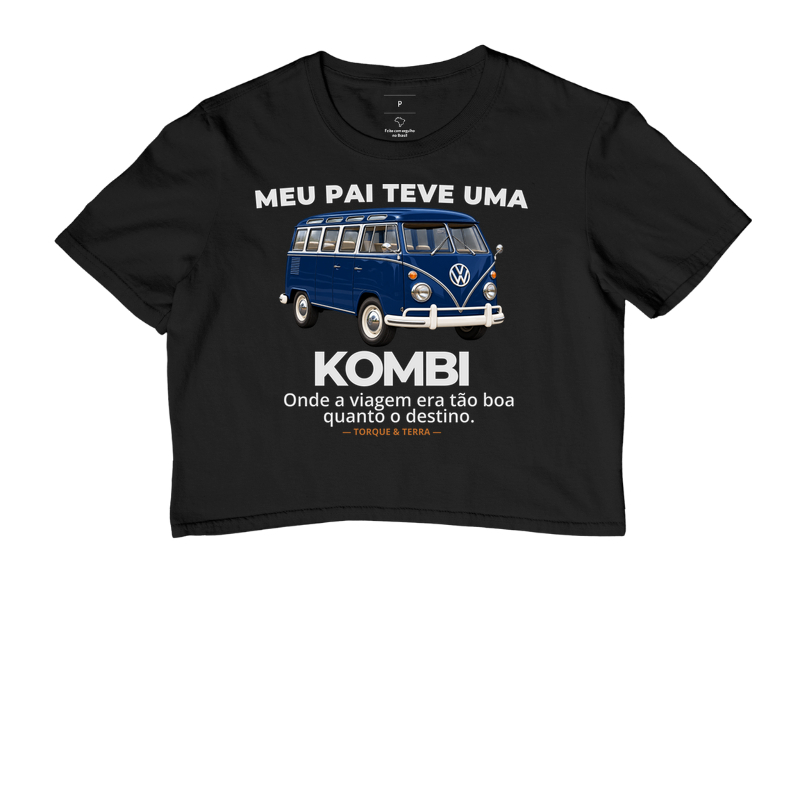 Meu pai teve uma - KOMBI - azul escuro