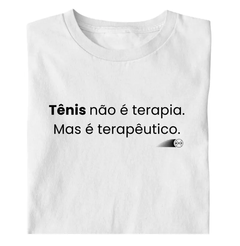 Tênis não é terapia, mas é terapêutico