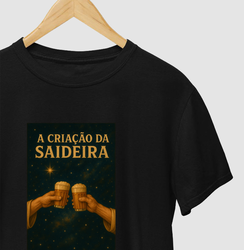 Camiseta - Saideira Retro criação da saideira