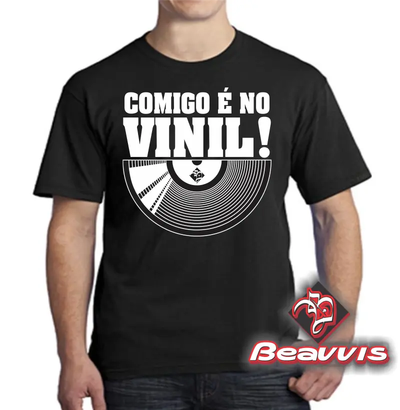 Camisa Comigo e no Vinil BVS