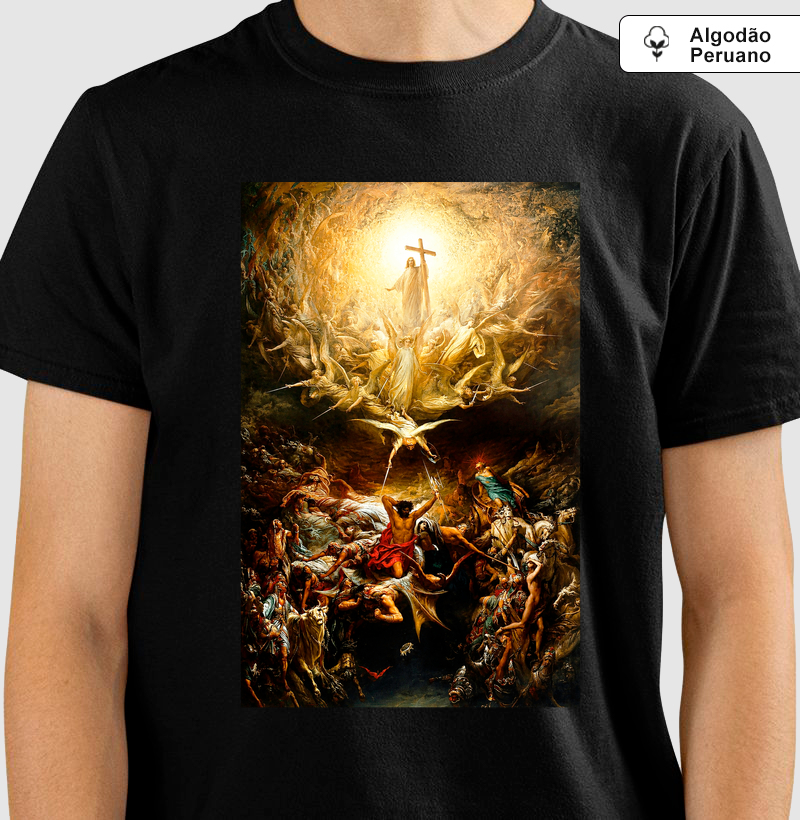 Camiseta Gustave Doré Apocalipse | Dark Art Collection Algodão Peruano