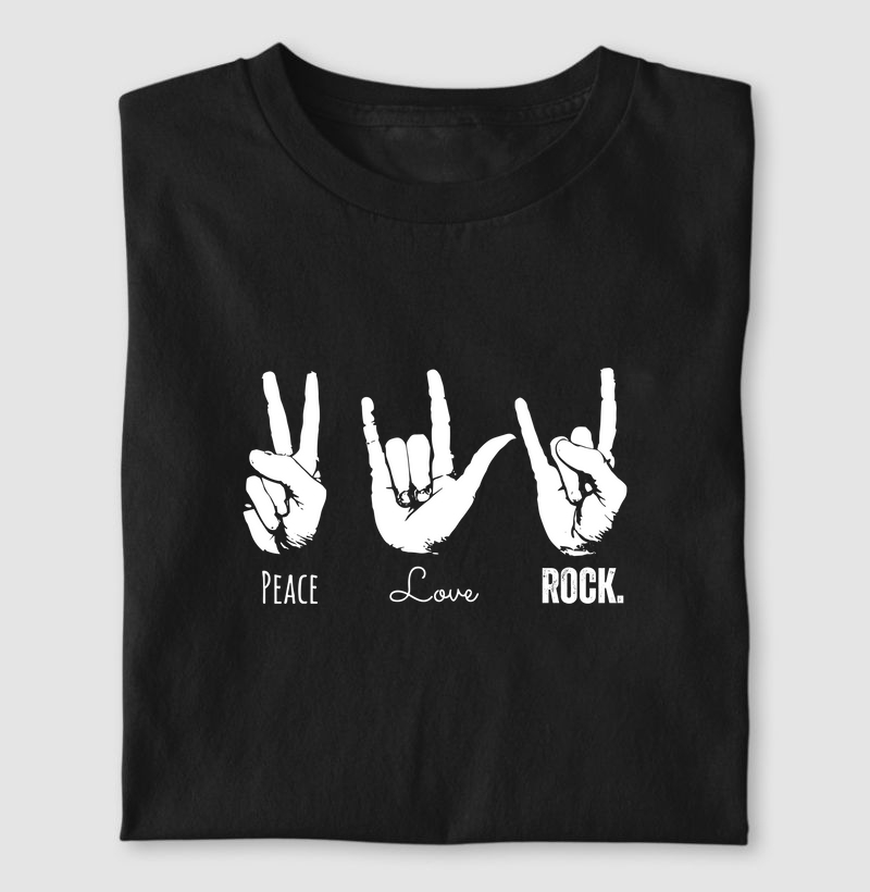 PEACE LOVE ROCK