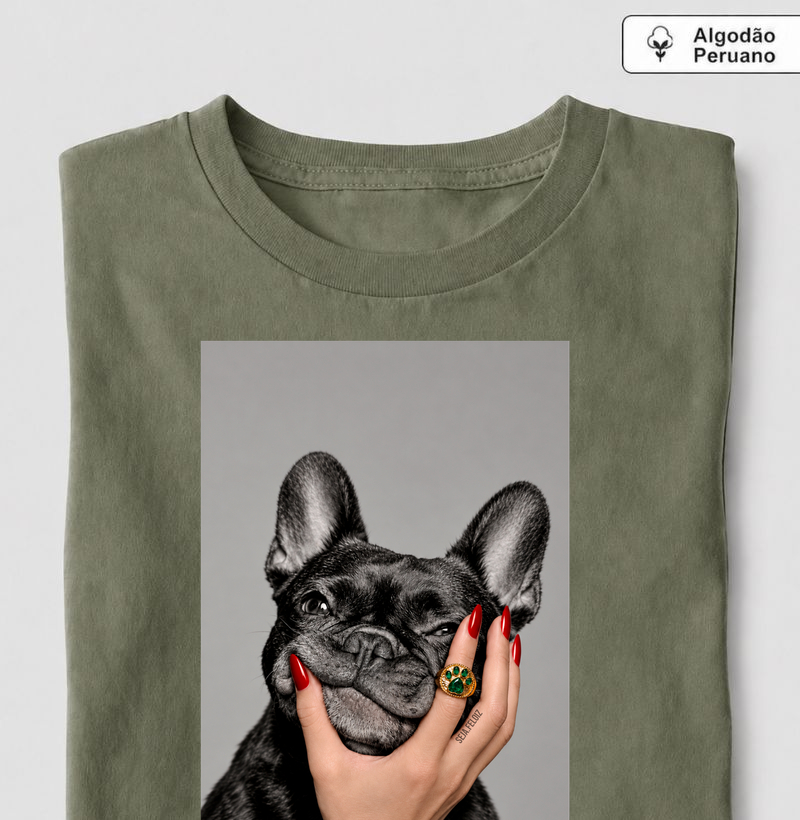 Paw Couture 🐾✨ - Camiseta Algodão Peruano