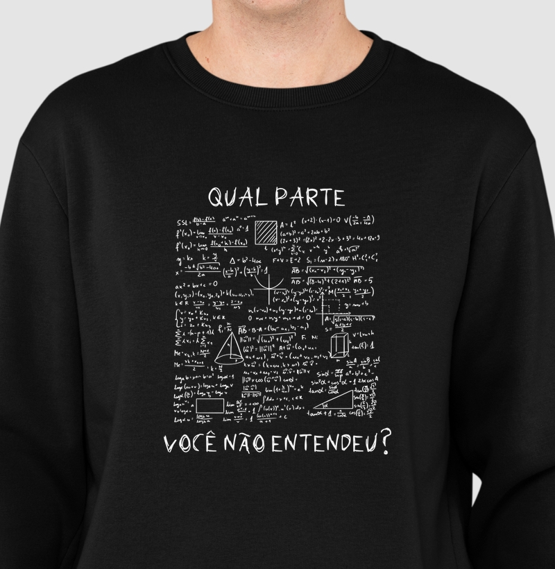 Qual parte você não entendeu? - Matemática