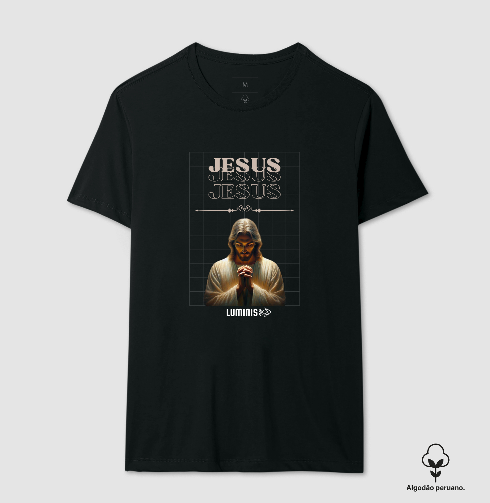 Camiseta Jesus em Oração