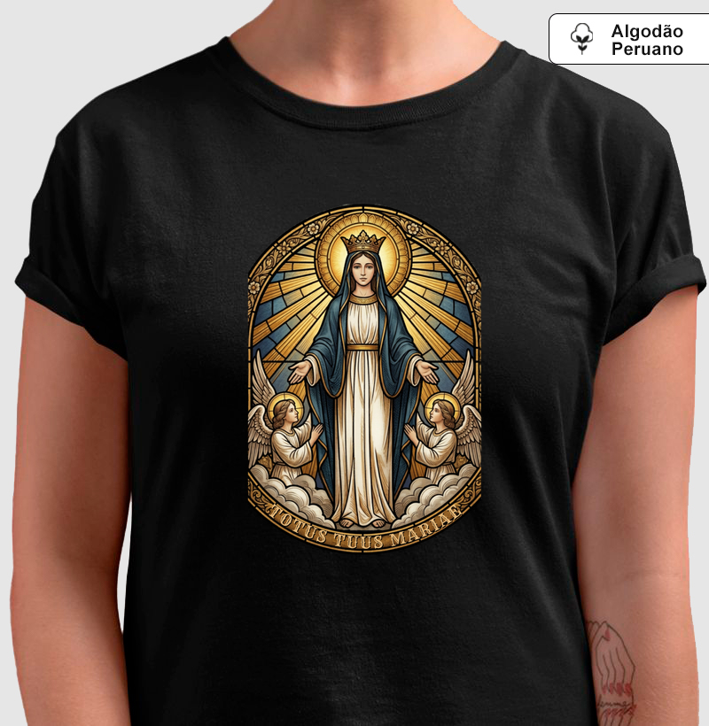 Camiseta Algodão Peruano Totus Tuus