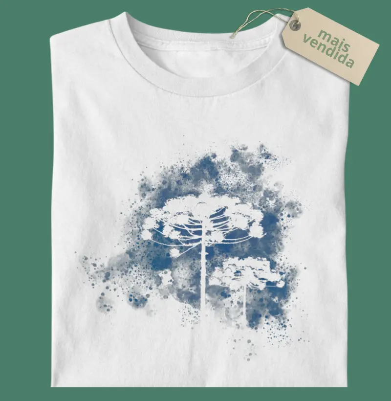 Araucária Aquarela Azul 2