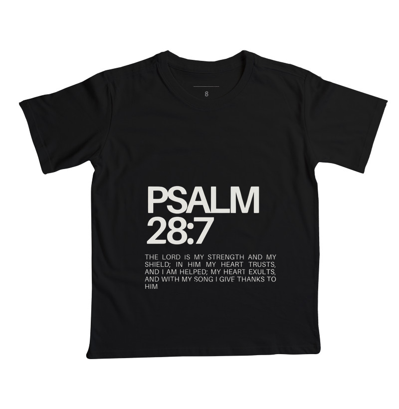 CAMISETA OVERSIZED "SALMOS 28:7"