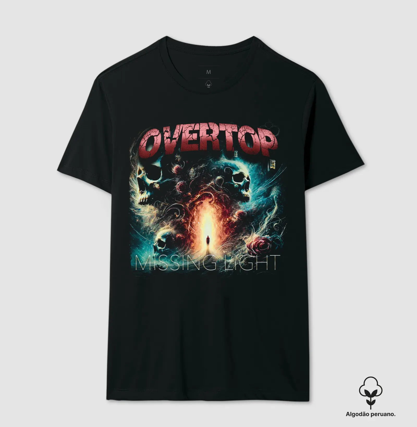 Camiseta Algodão Peruano - Overtop Missing Light